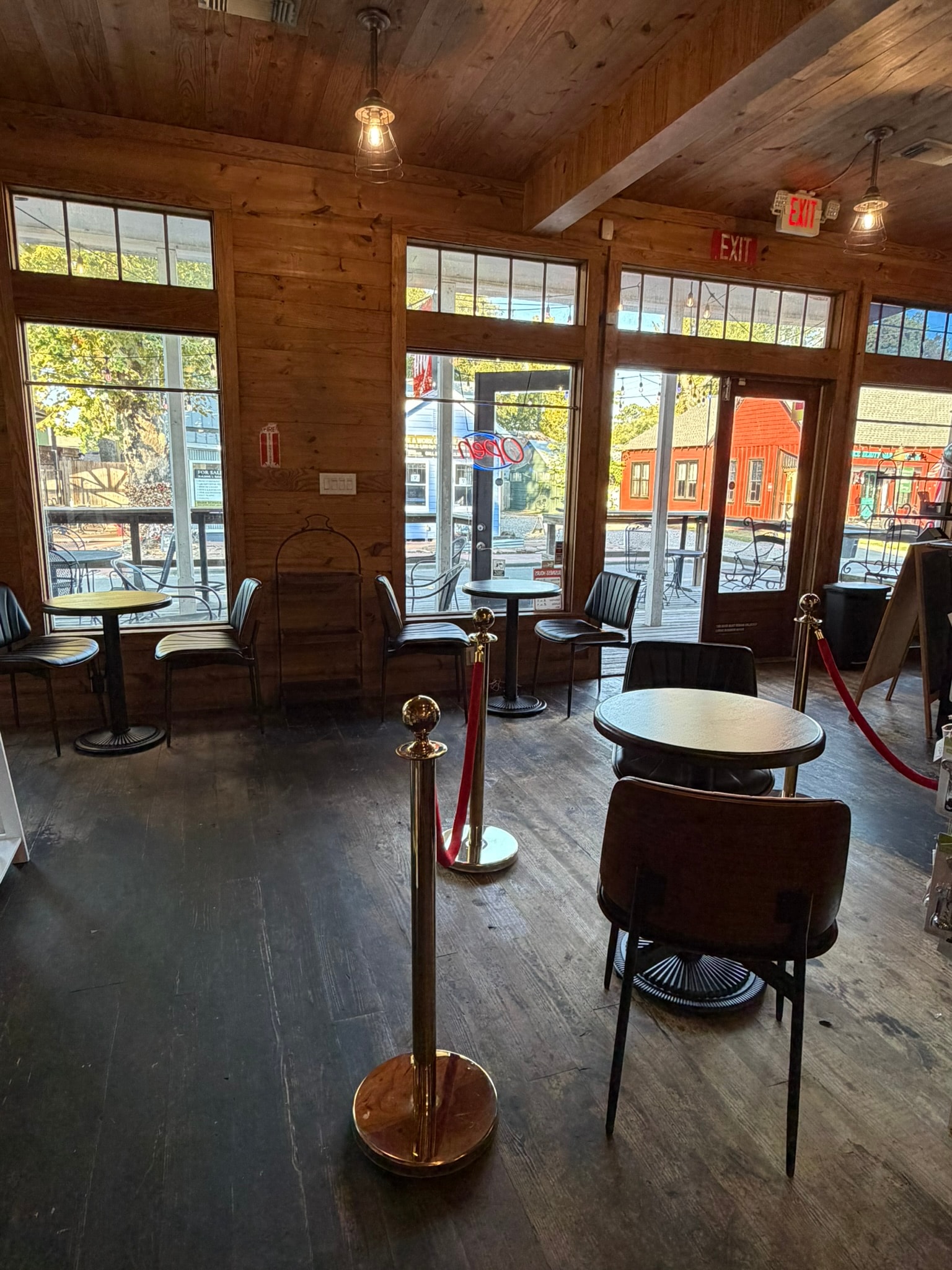 Warm corner of Epicurean Cafe with afternoon light