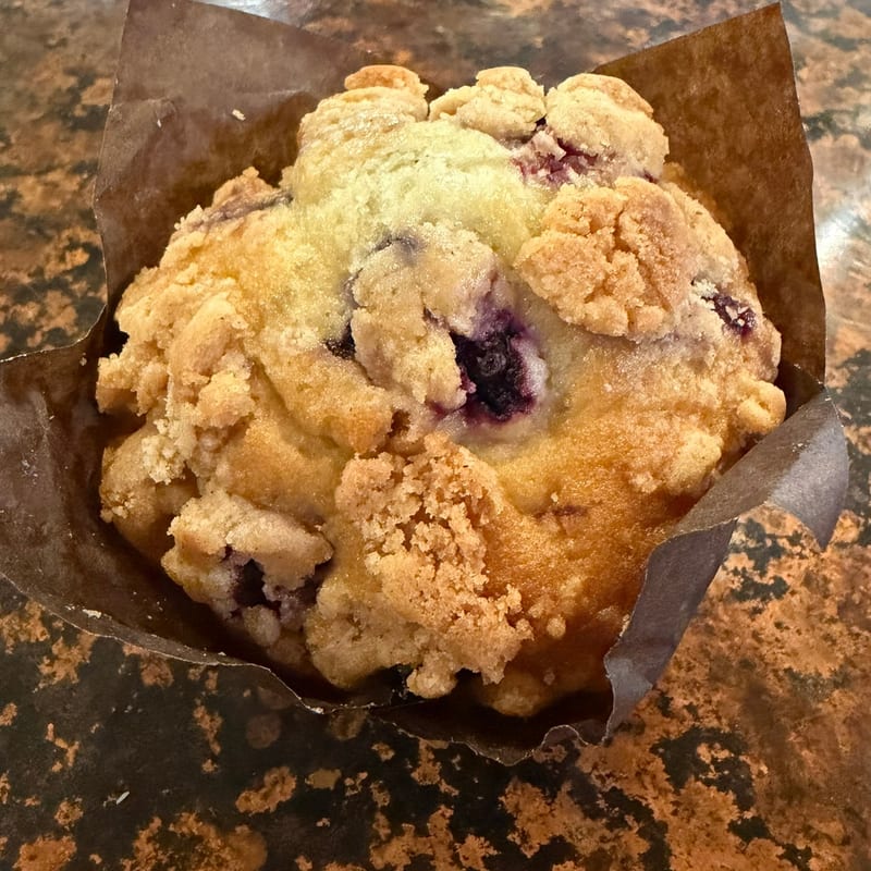 Blueberry Crumble Muffin